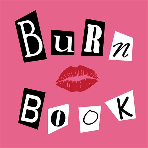 Burn Book Printable Cover